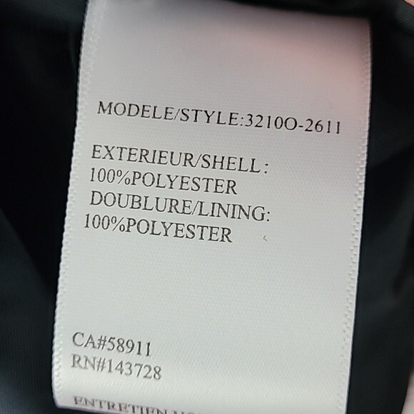 Tribal Gray Faux Fur Open Front Vest. Size Large - Picture 5 of 6